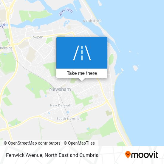 Fenwick Avenue map