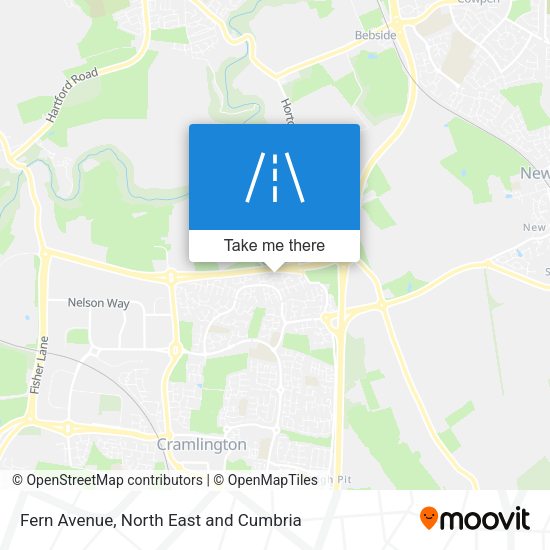 Fern Avenue map