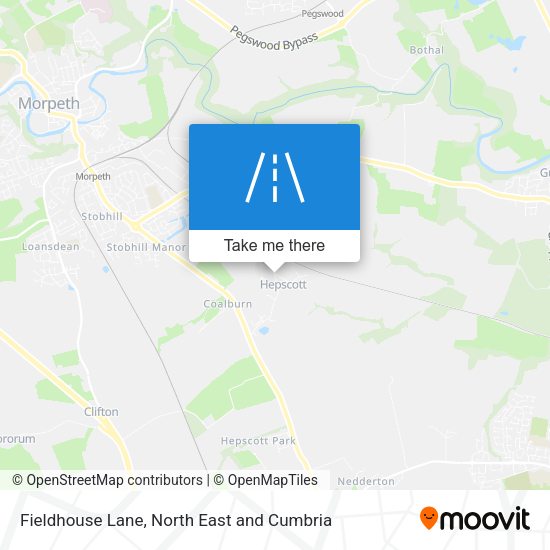 Fieldhouse Lane map