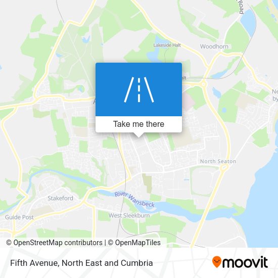 Fifth Avenue map