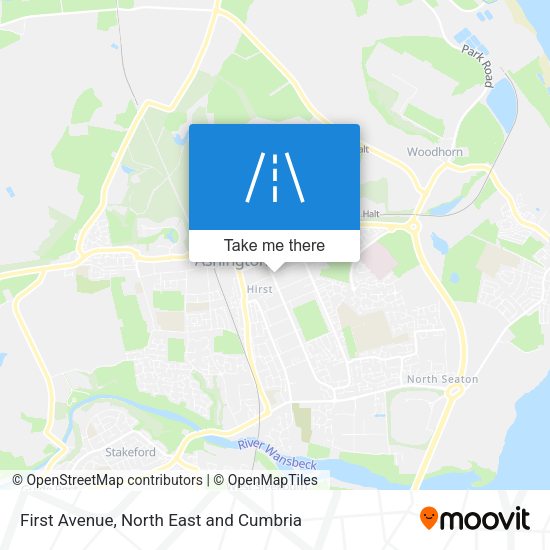 First Avenue map