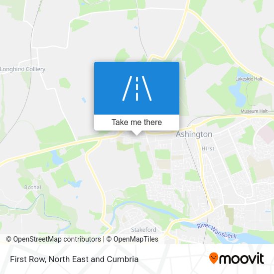 First Row map