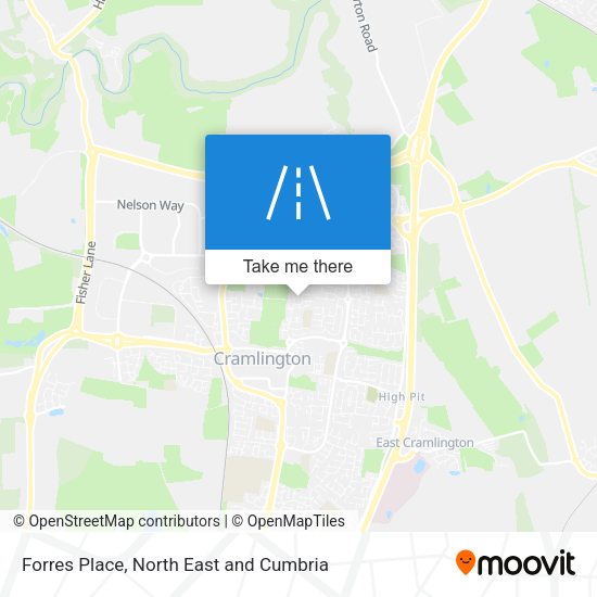 Forres Place map
