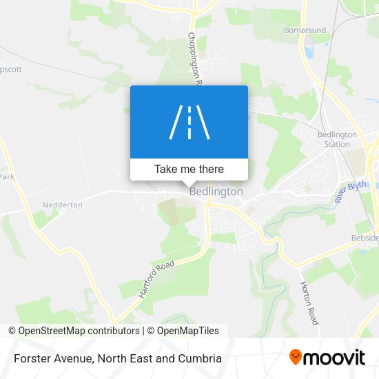 Forster Avenue map