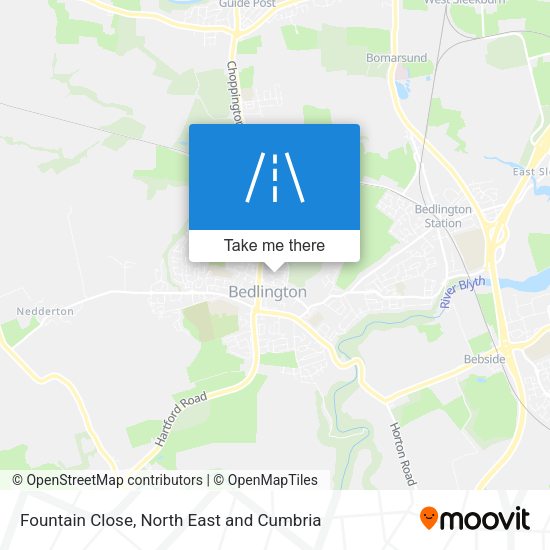 Fountain Close map