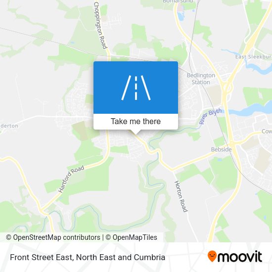 Front Street East map