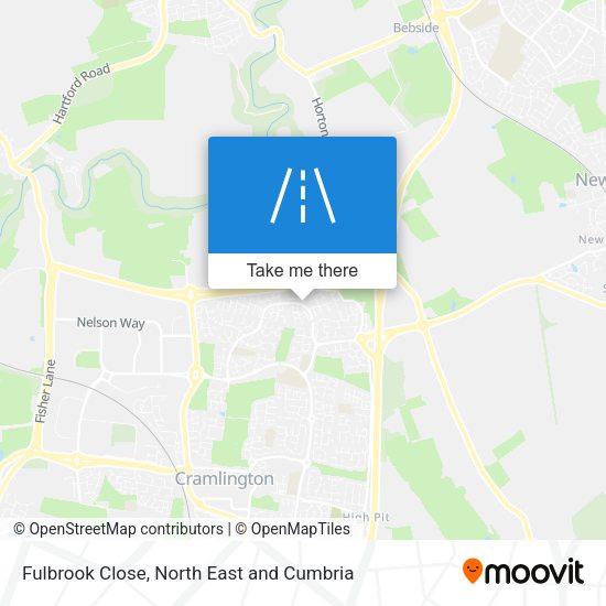 Fulbrook Close map