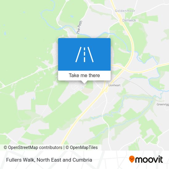 Fullers Walk map