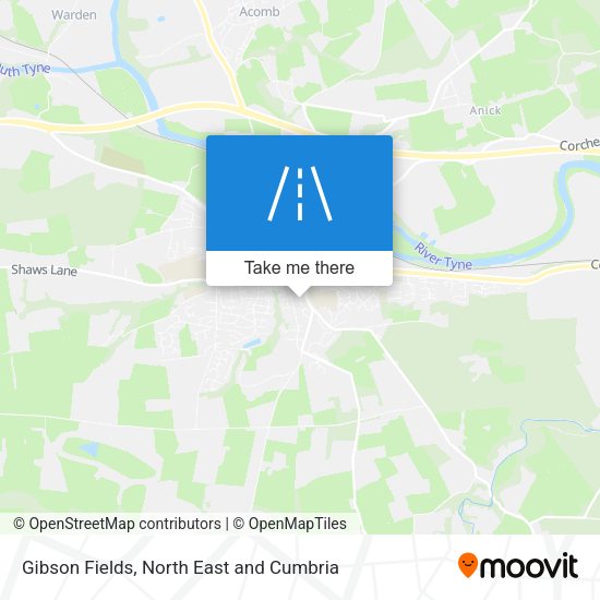 Gibson Fields map