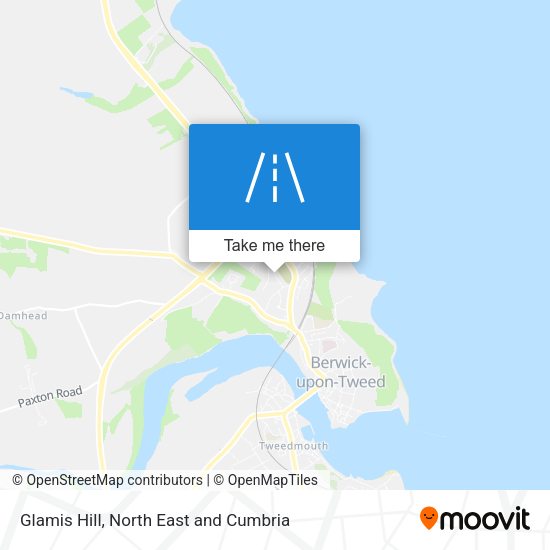 Glamis Hill map