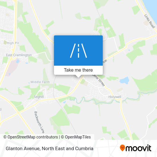 Glanton Avenue map