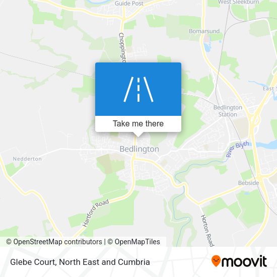 Glebe Court map