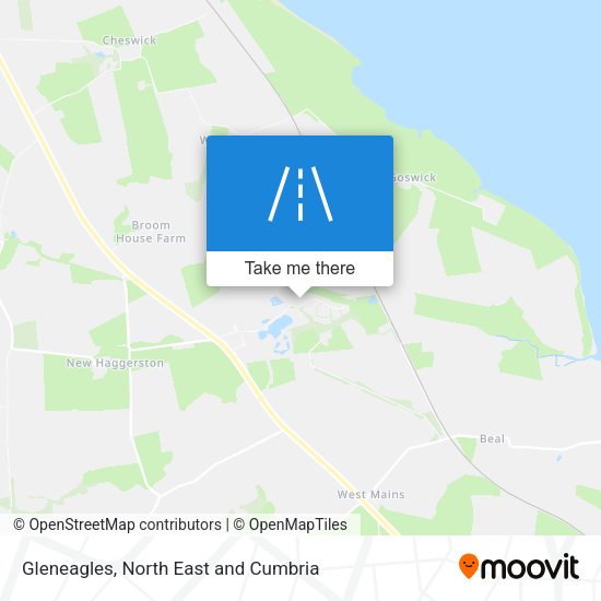 Gleneagles map