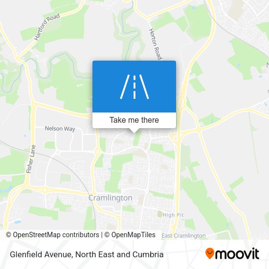 Glenfield Avenue map