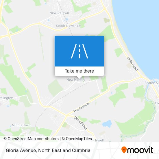 Gloria Avenue map