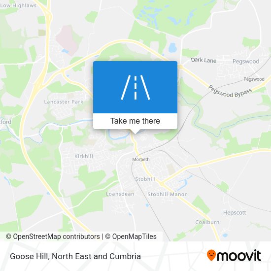 Goose Hill map