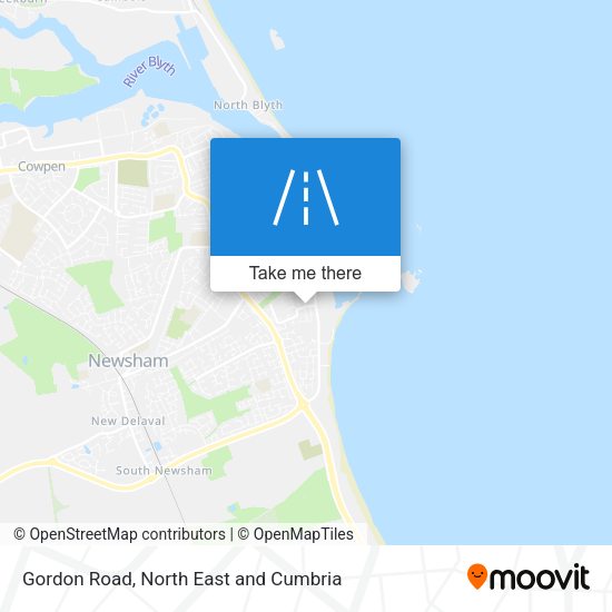 Gordon Road map