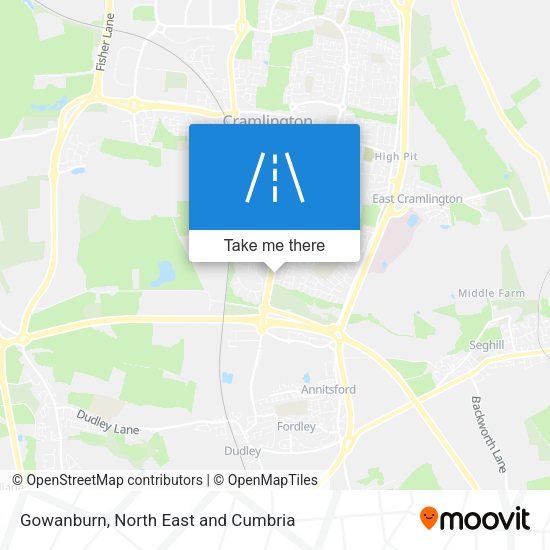 Gowanburn map