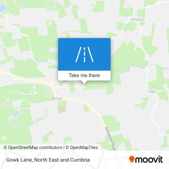 Gowk Lane map