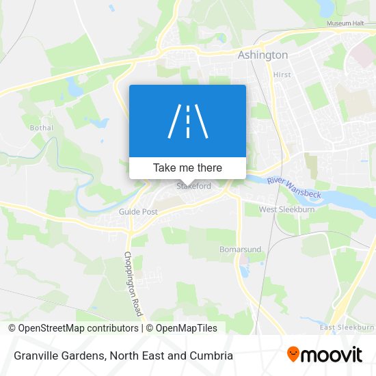 Granville Gardens map