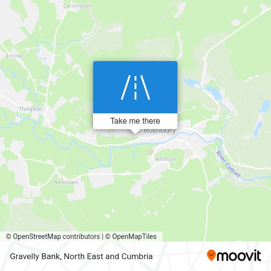 Gravelly Bank map