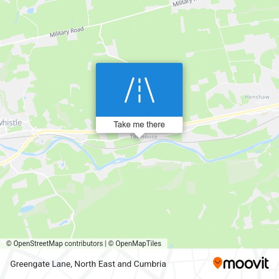 Greengate Lane map
