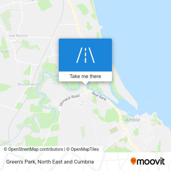 Green's Park map