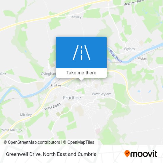 Greenwell Drive map