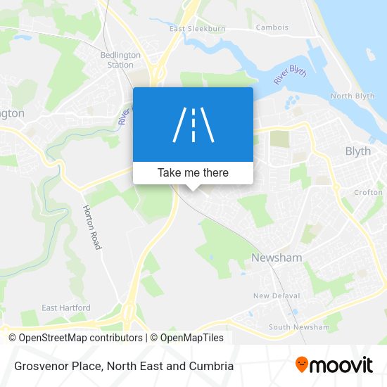 Grosvenor Place map