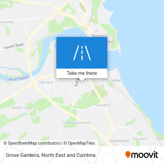 Grove Gardens map