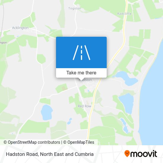 Hadston Road map