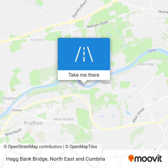 Hagg Bank Bridge map