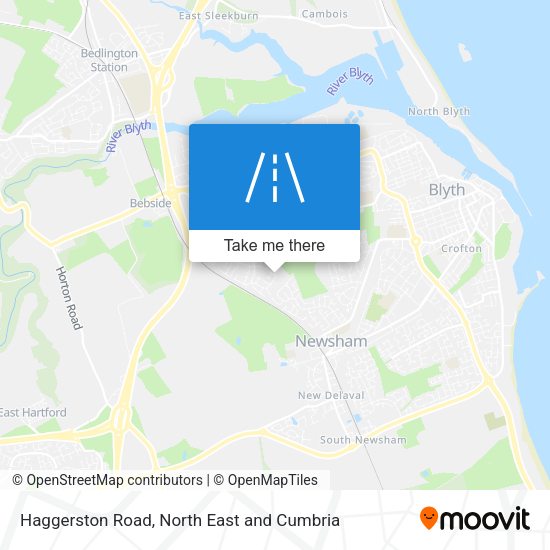 Haggerston Road map
