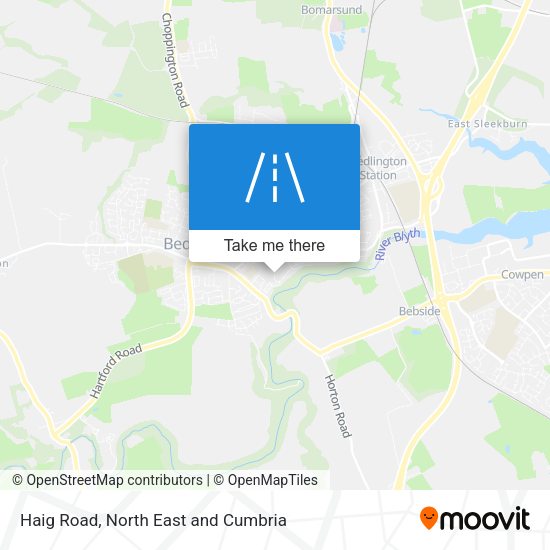 Haig Road map
