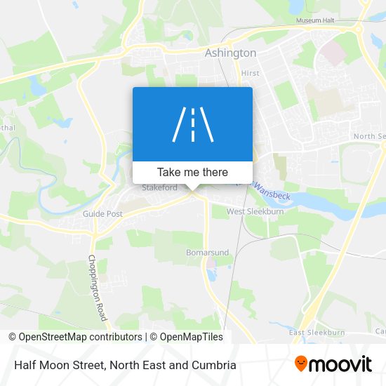 Half Moon Street map