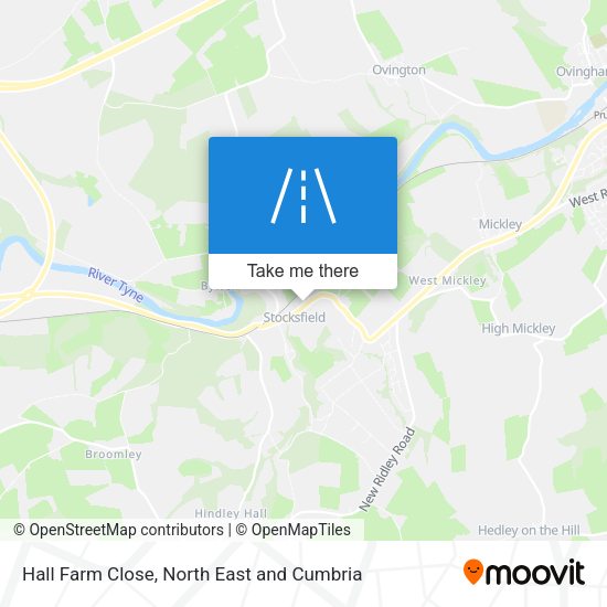 Hall Farm Close map
