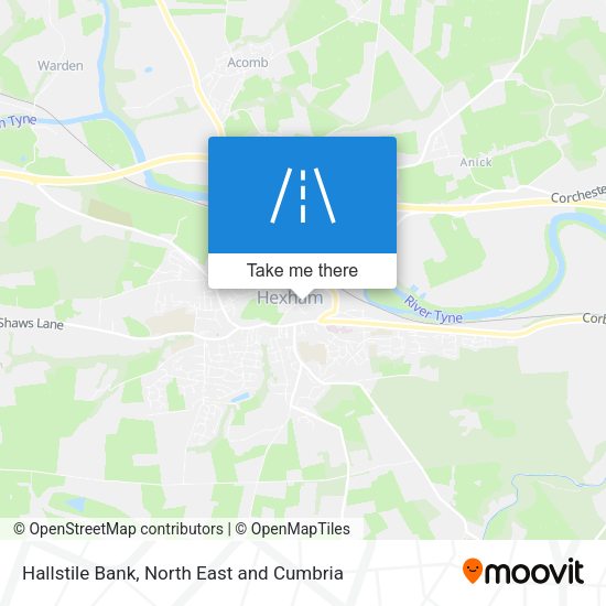Hallstile Bank map
