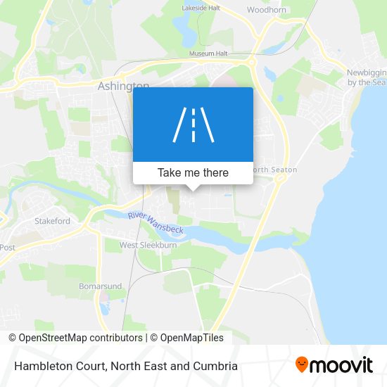Hambleton Court map