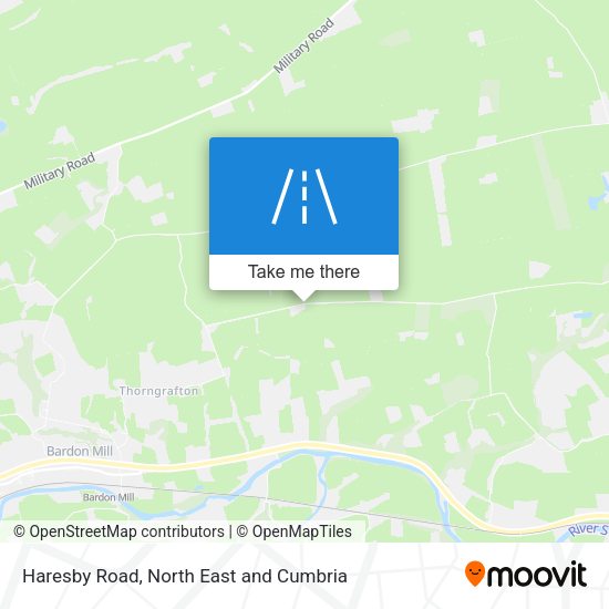Haresby Road map