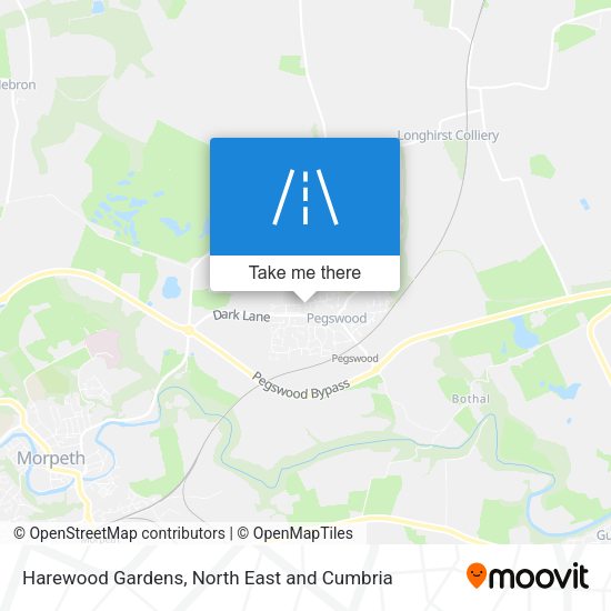 Harewood Gardens map