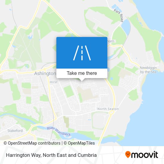 Harrington Way map