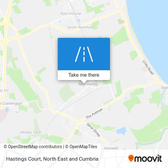 Hastings Court map