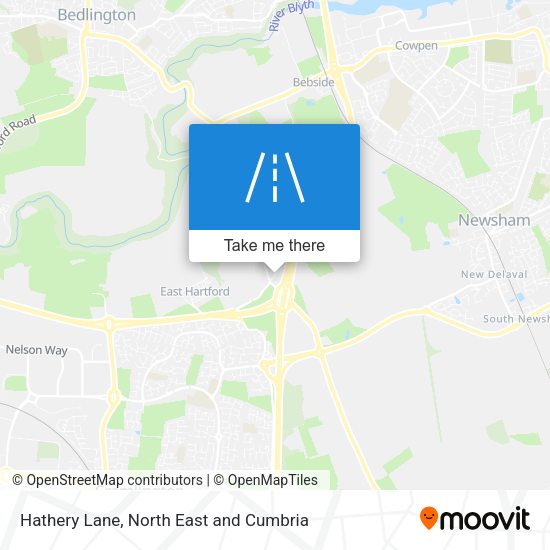 Hathery Lane map
