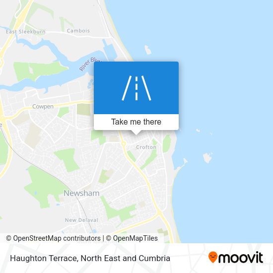 Haughton Terrace map