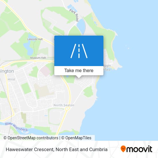 Haweswater Crescent map