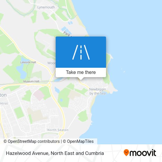 Hazelwood Avenue map