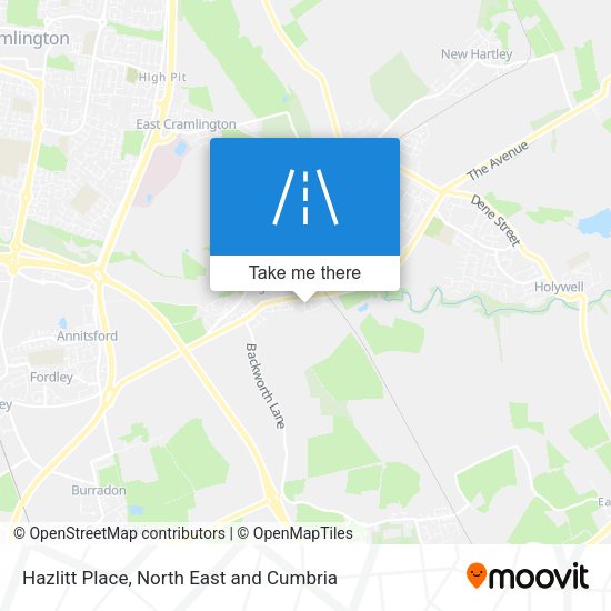 Hazlitt Place map