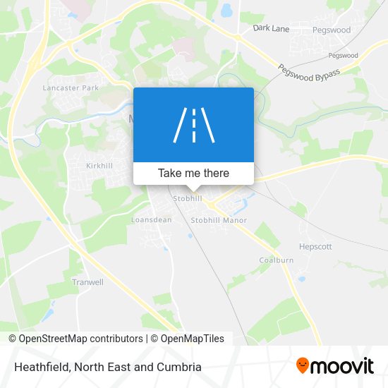 Heathfield map