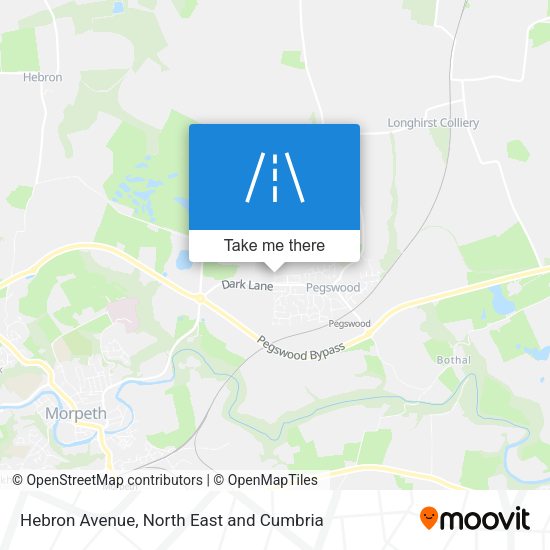 Hebron Avenue map