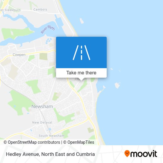 Hedley Avenue map